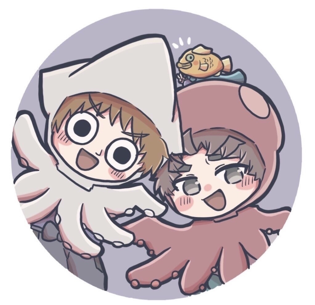 【RKRN】自己満缶バッジ お魚の英雄