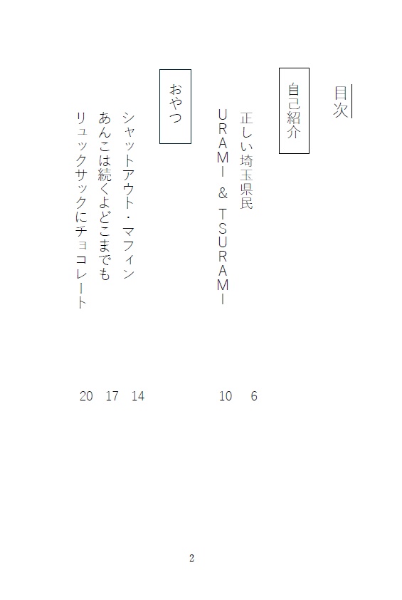 リュックサックにチョコレート