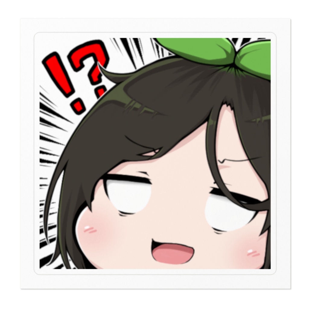 ステッカー 【白目】