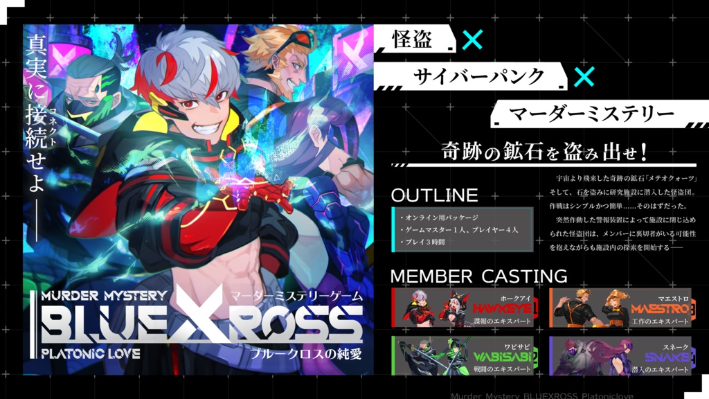 マーダーミステリー『ブルークロスの純愛』