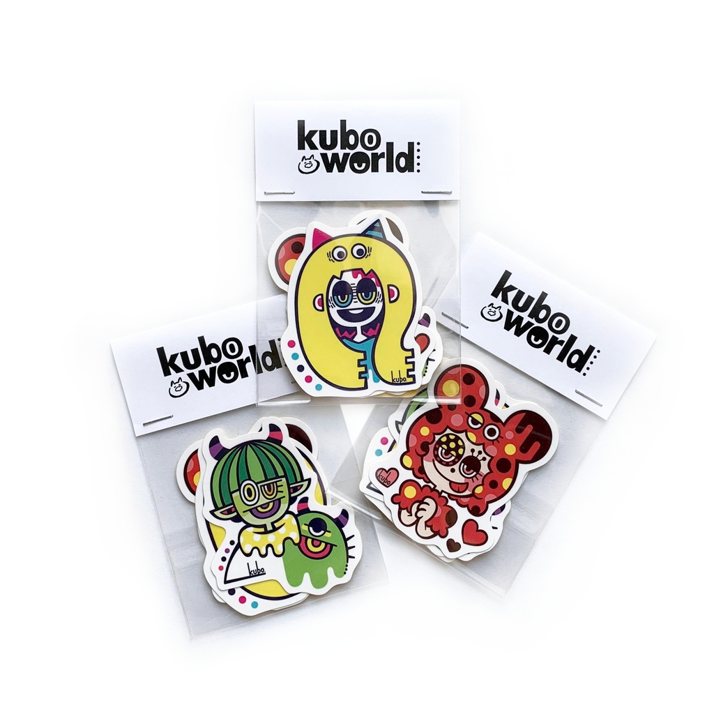 くぼキャラ▶︎ステッカー