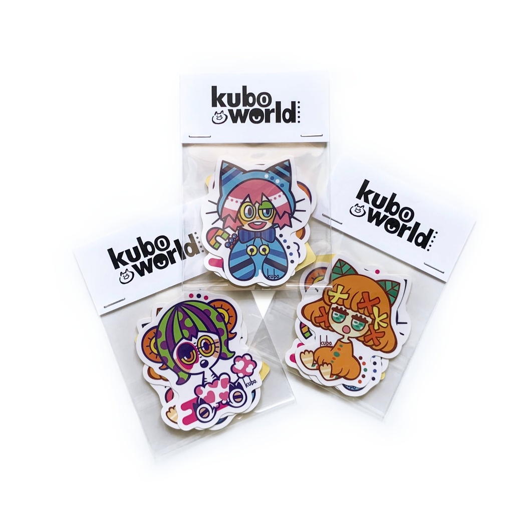 くぼキャラ▶︎ステッカー2