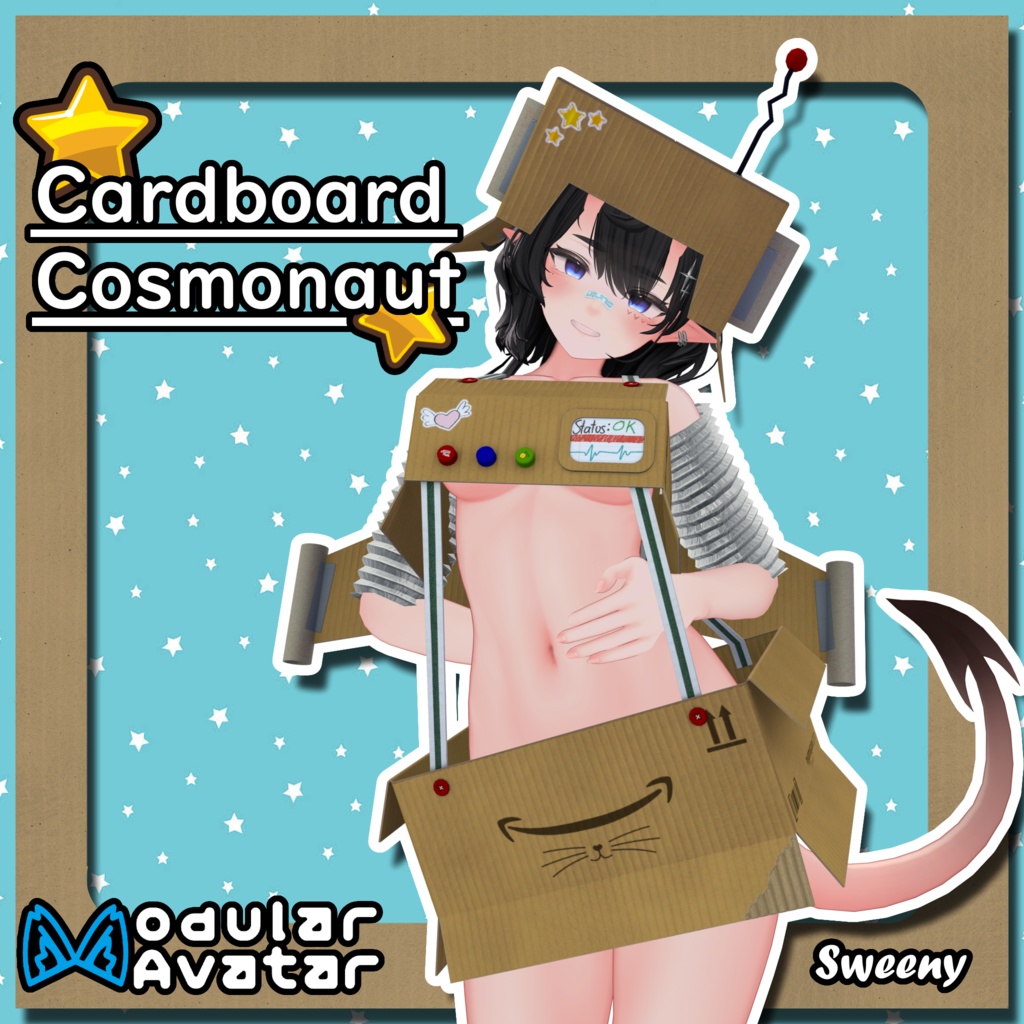 Cardboard Cosmonaut | カードボード・コスモノート『8バター対応』[VRC]