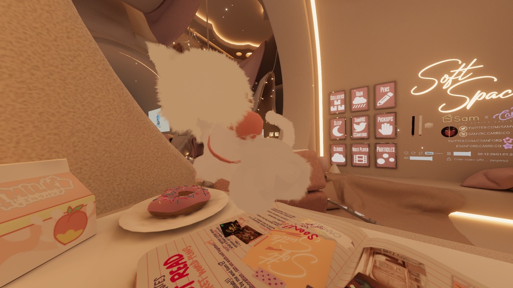 毛玉族のほわわちゃん【3Dモデル】