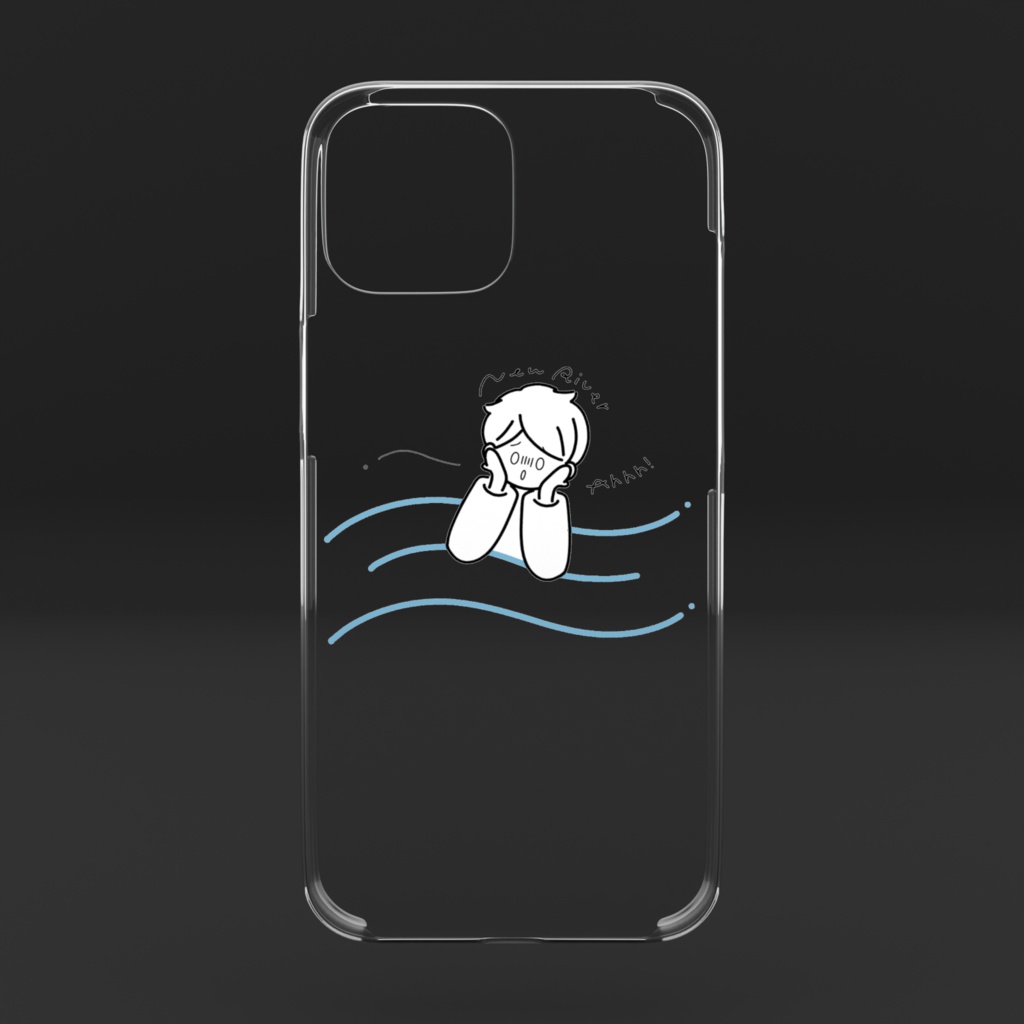 KNT Ahhh! クリアiPhoneケース