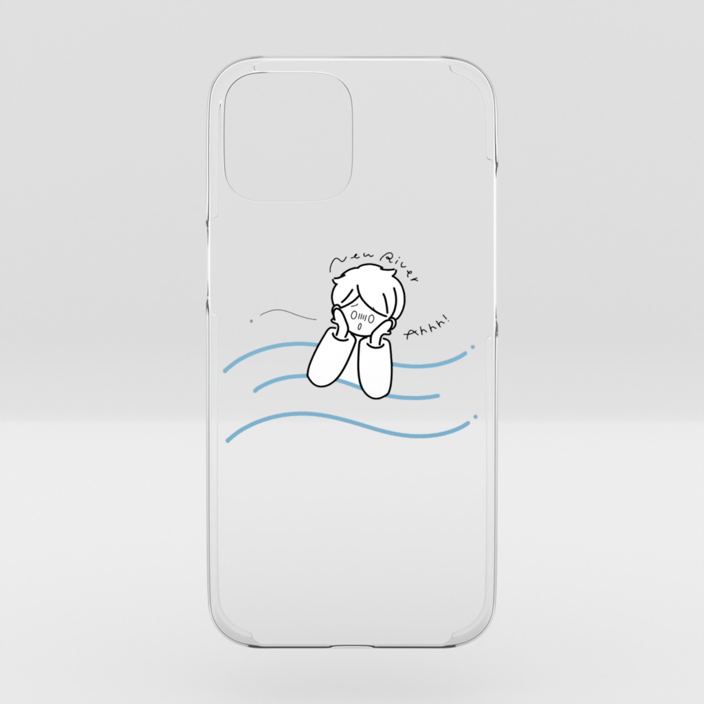 KNT Ahhh! クリアiPhoneケース