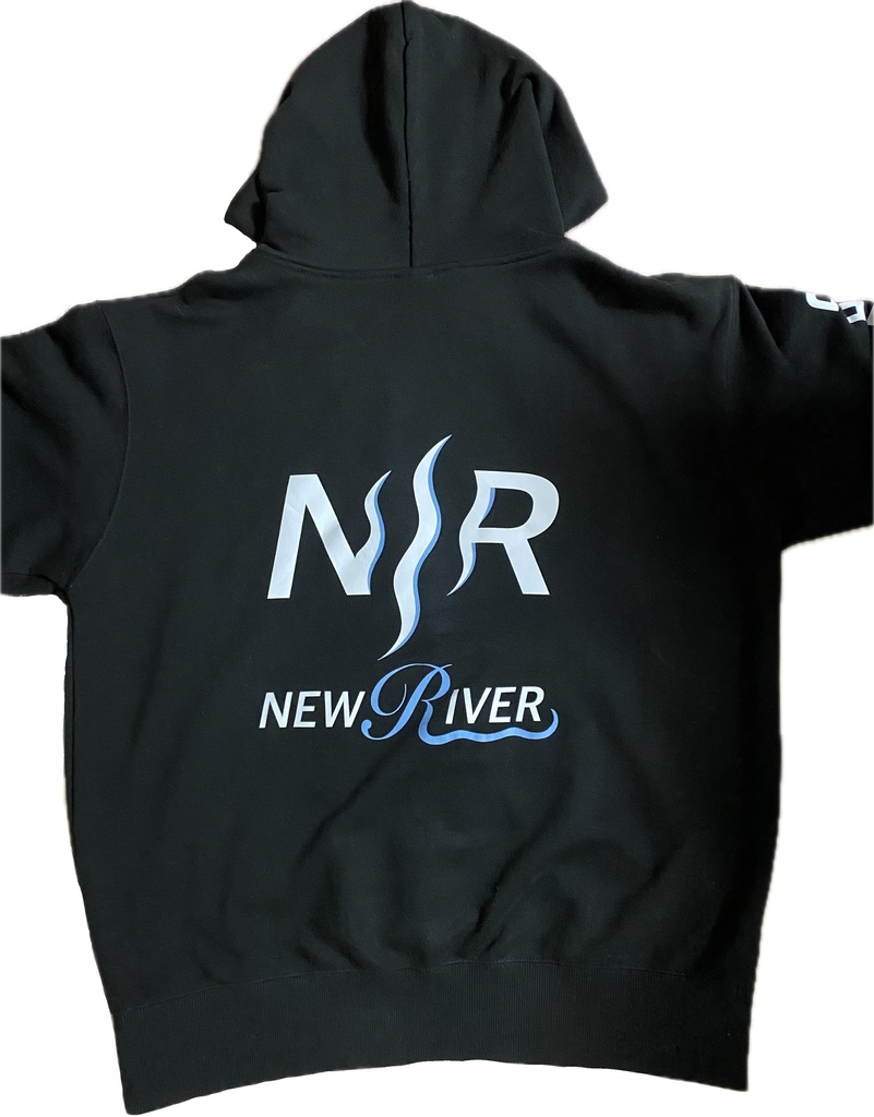【数量限定版】ジップパーカー オーバーサイズ  N/R NEW RIVER