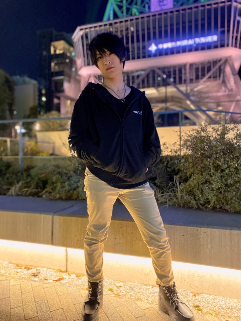 【Model:XXX】ジップパーカー オーバーサイズ N/R NEW RIVER