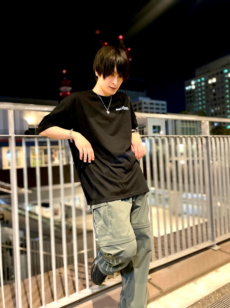 【Model:XXX】ビッグシルエット Tシャツ N/R NEW RIVER メンズ XL