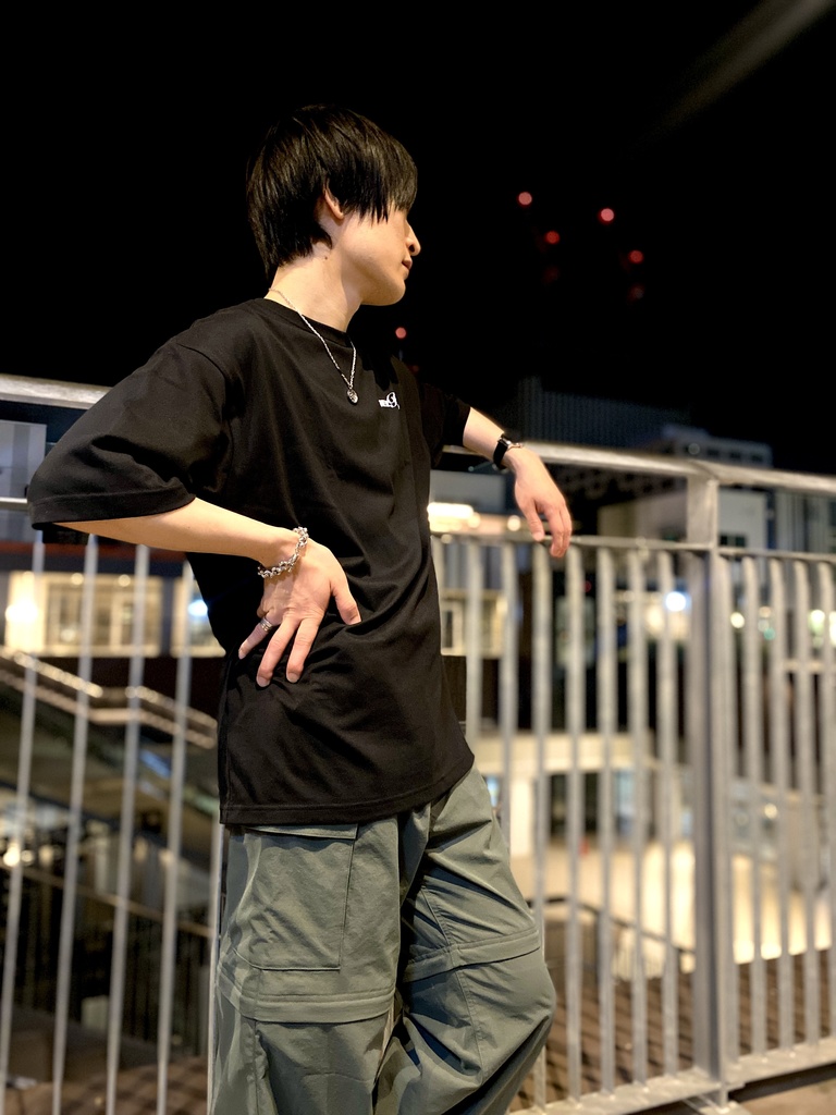 【Model:XXX】ビッグシルエット Tシャツ N/R NEW RIVER メンズ XL