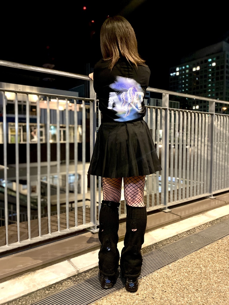 【Model:ゑる】ビッグシルエット Tシャツ N/R NEW RIVER レディース L