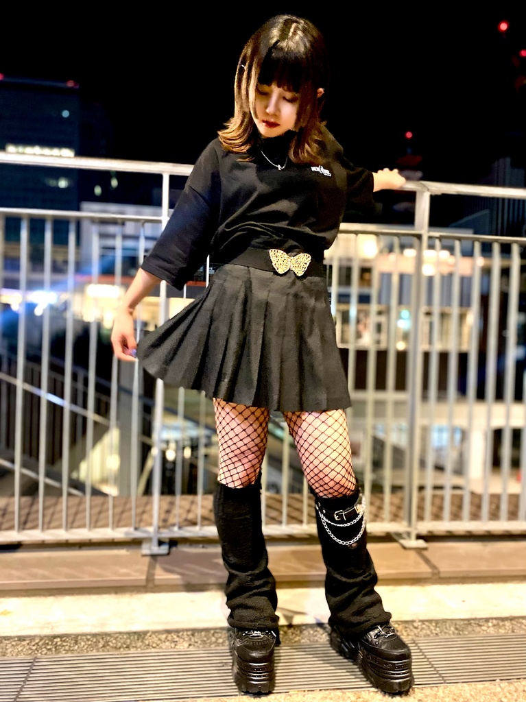 【Model:ゑる】ビッグシルエット Tシャツ N/R NEW RIVER レディース L
