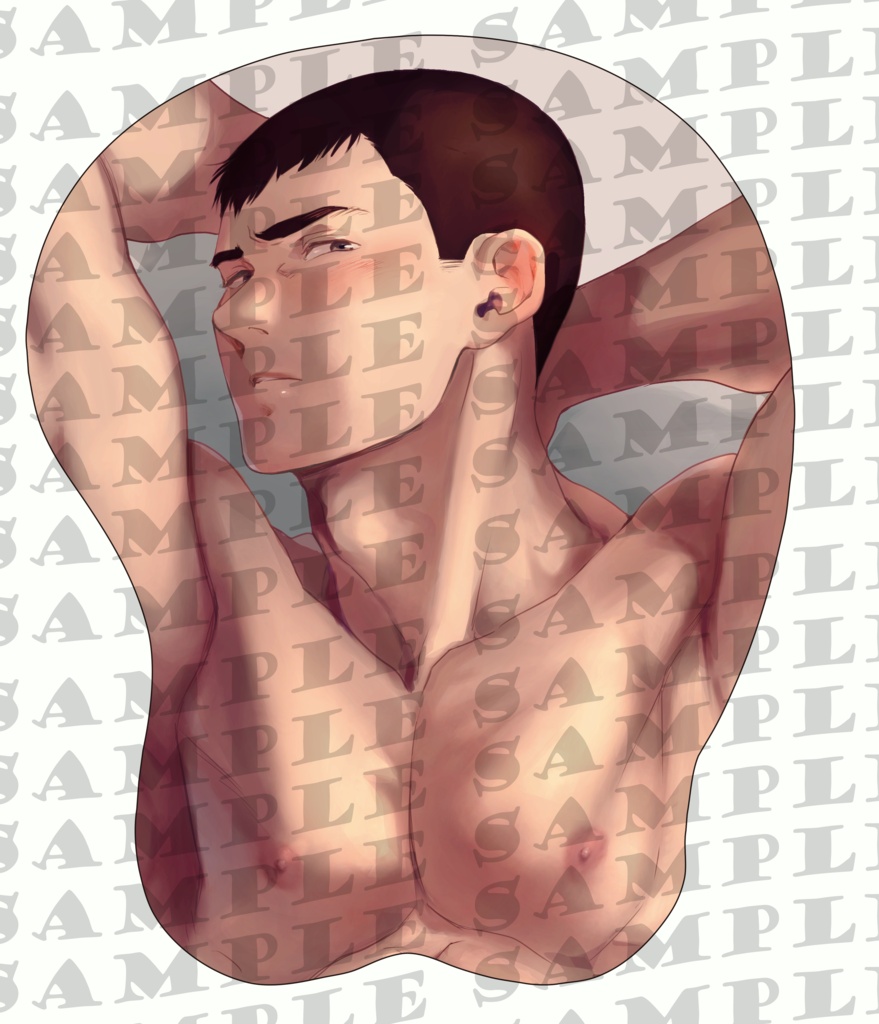 【非公式】リュウジ・サタケ雄っぱいマウスパッド＋ジャケットカードセット