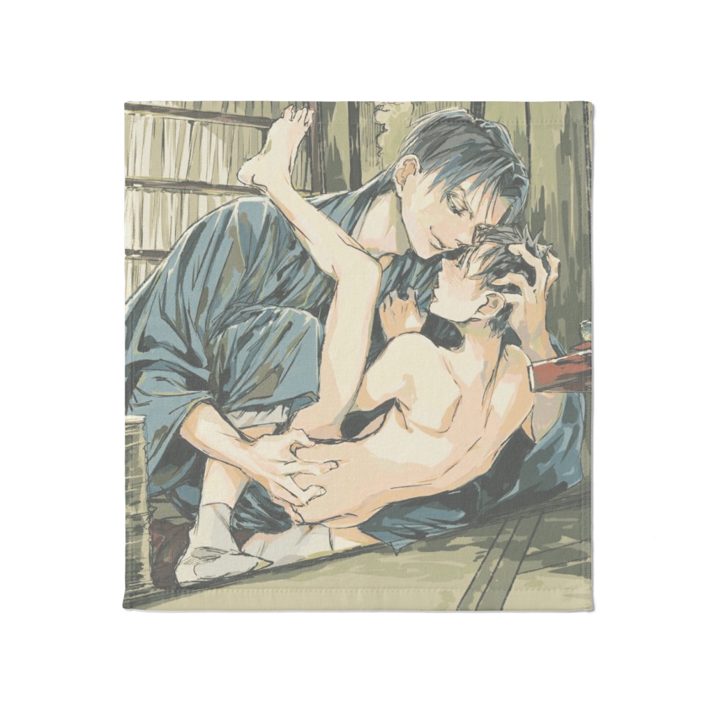 ムフフな美形×少年のタオル