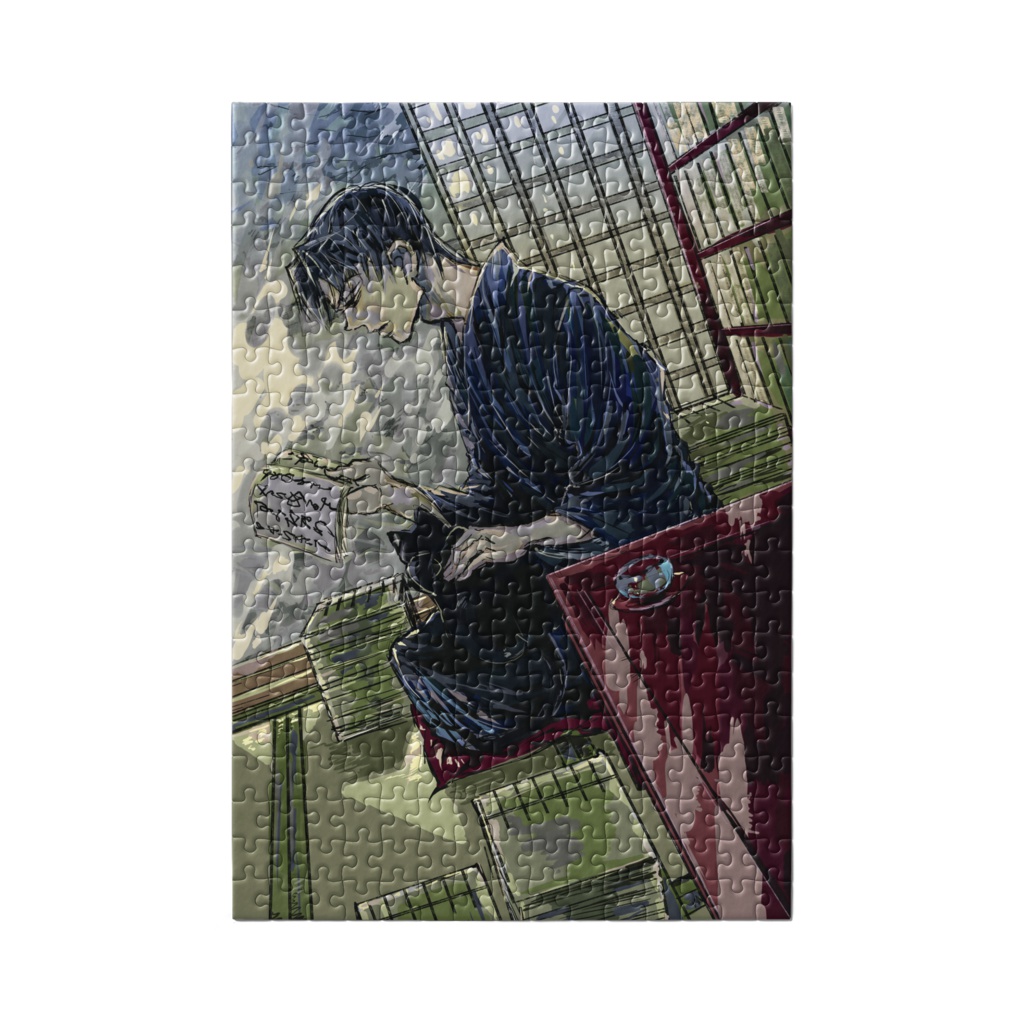 お座敷のパズル(やや不気味色