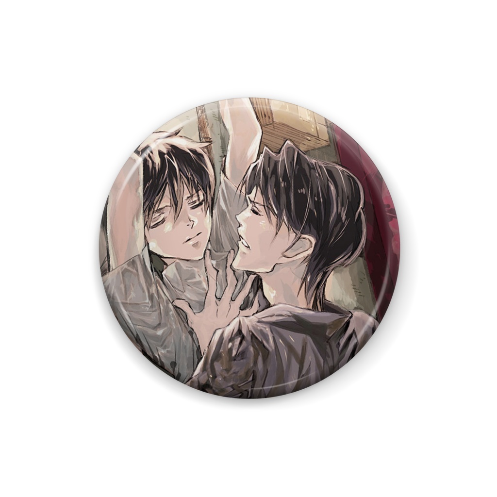 青年×少年のピンバッチ