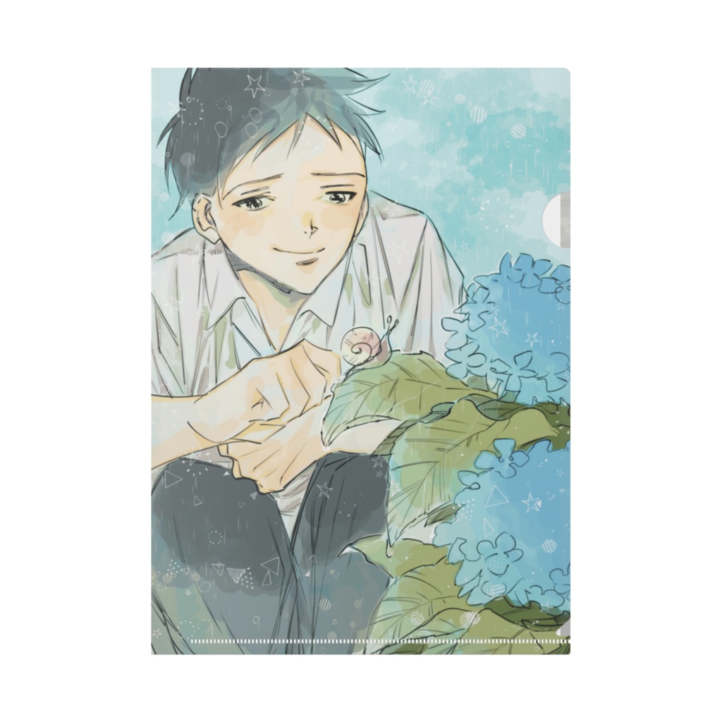 梅雨らしいクリアファイル