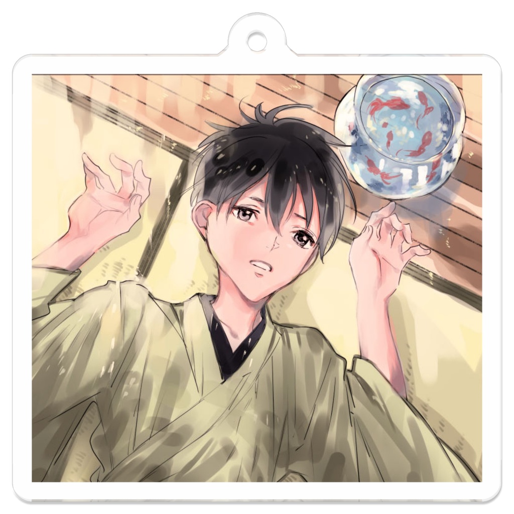 夏の少年のアクキー