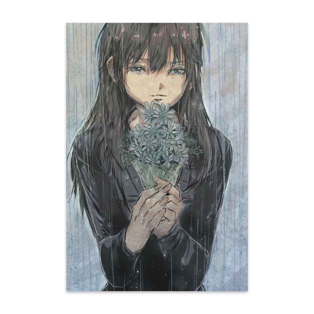 勿忘草と乙女