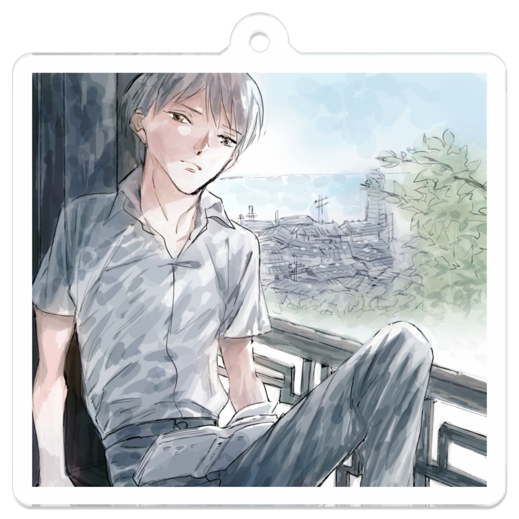 港の見える街。旧家の二階にて。