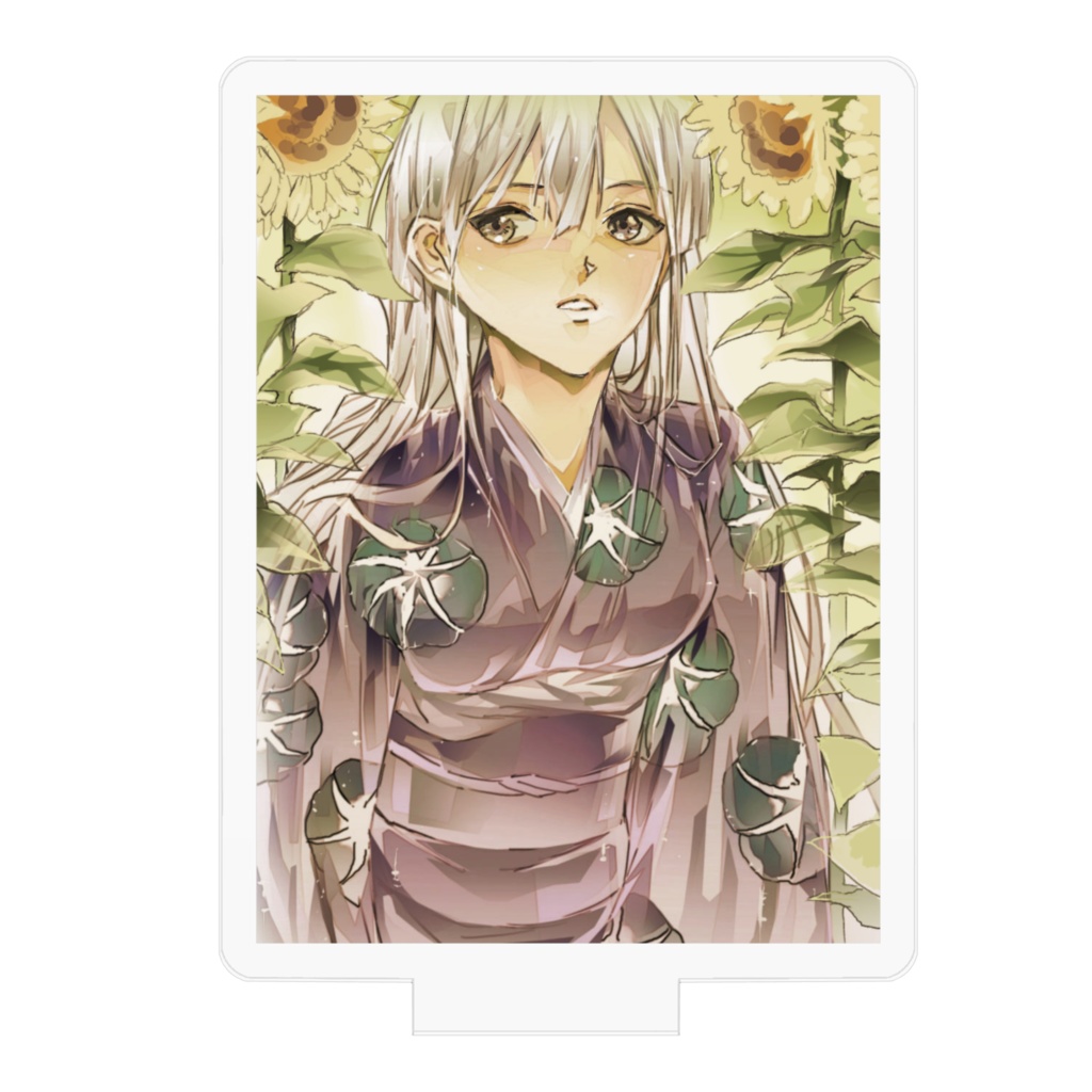 向日葵と懐古の少女、昭和レトロ