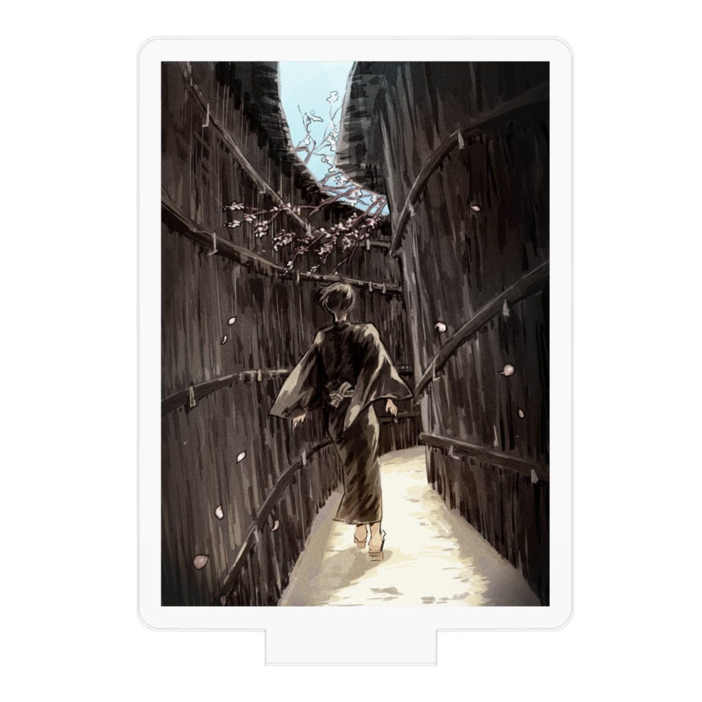 青年と酒蔵の、春めいたアクスタ