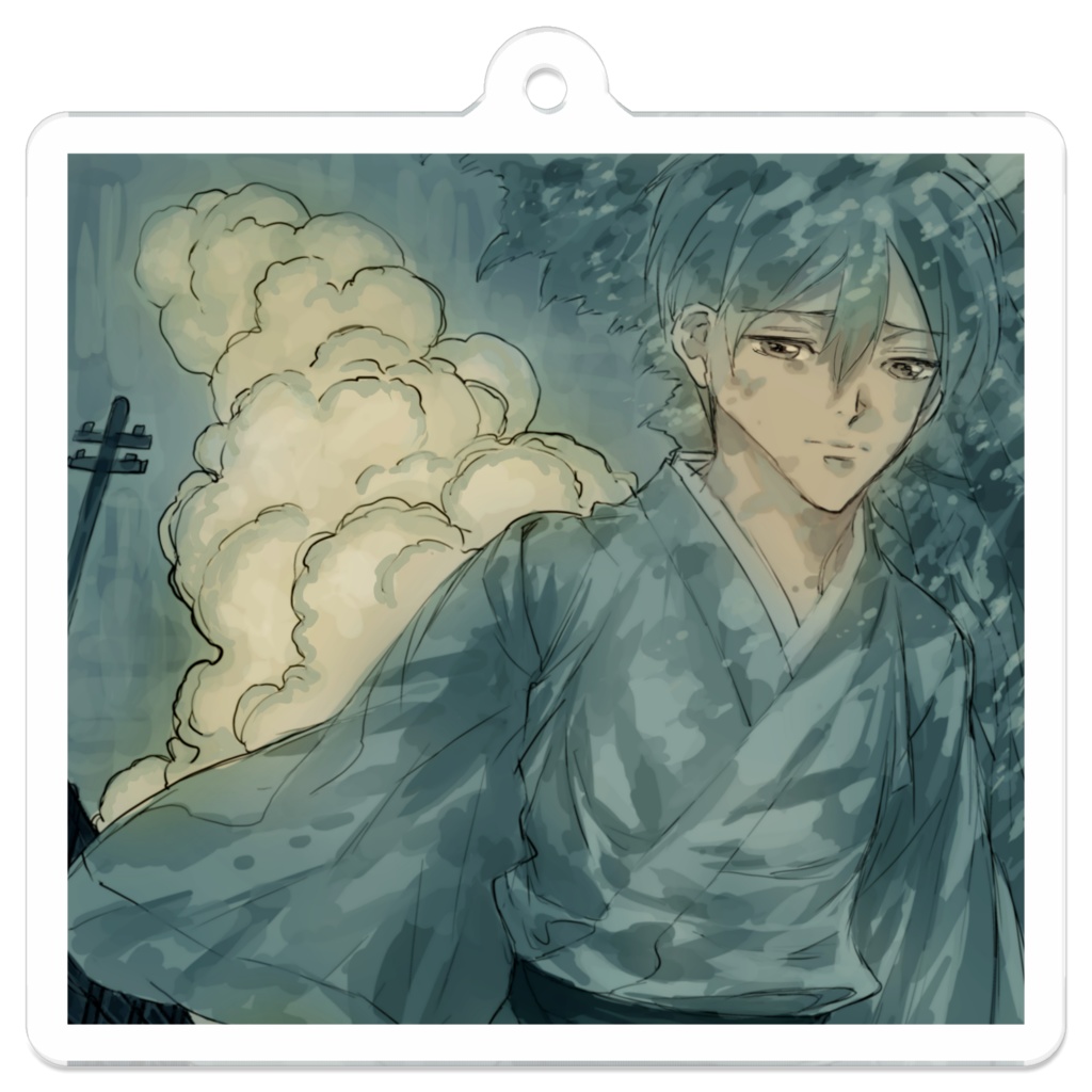 入道雲と少年