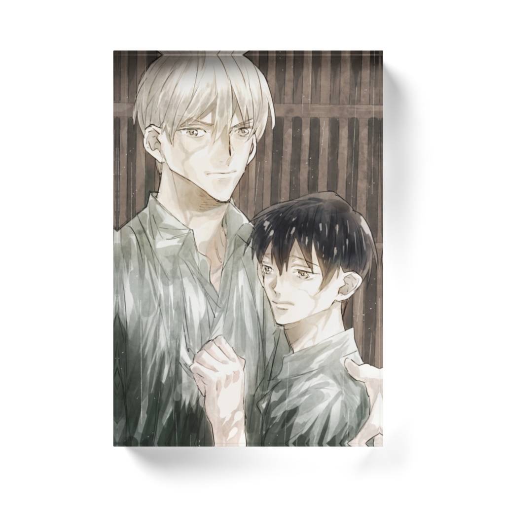 梅雨の宿場町にて