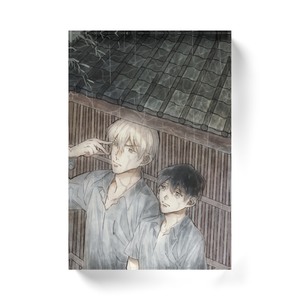 宿場町の梅雨の時期にて