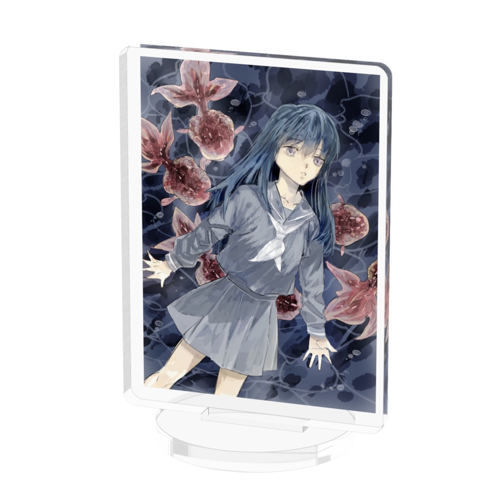 金魚とセーラー服