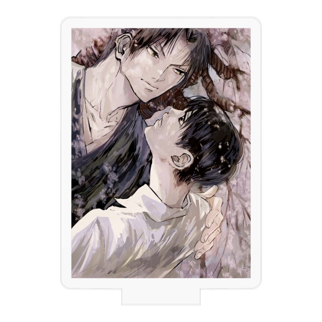 満開の櫻の木の下で