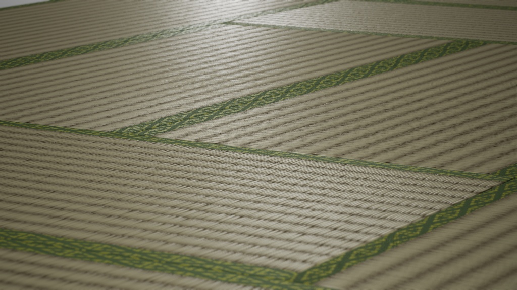 【高解像度】PBR畳テクスチャ素材 4k（4096×4096）