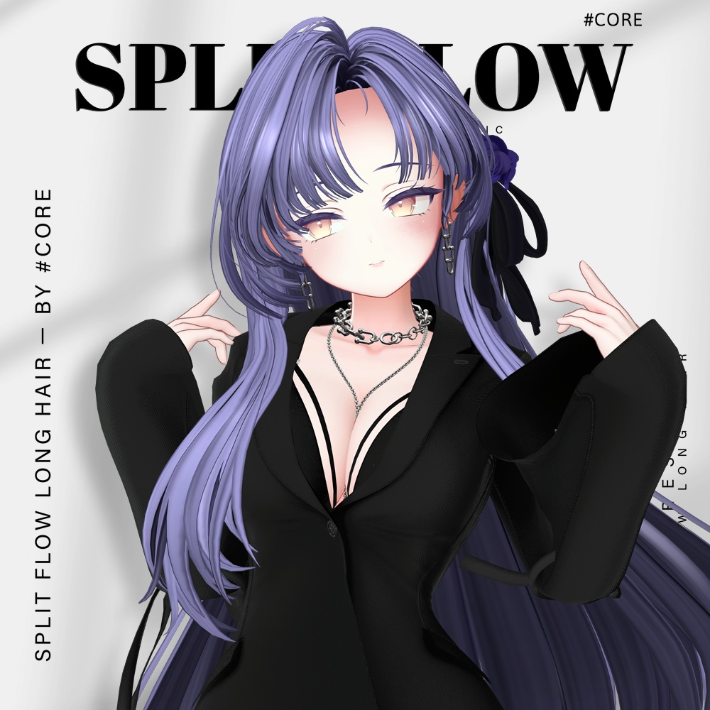 [#CORE] Split Flow Long Hair 9AVATA!!