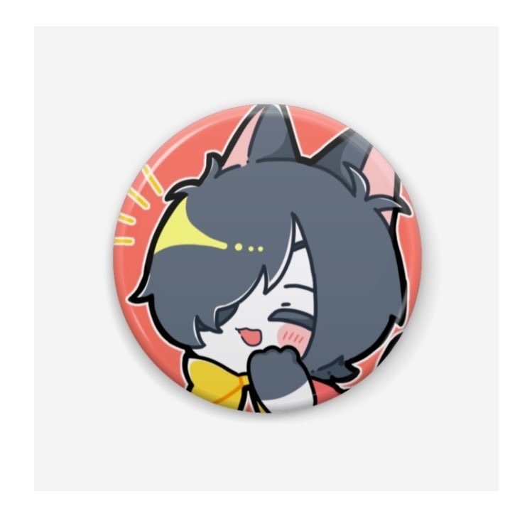 みつねこちゃんの缶バッジ