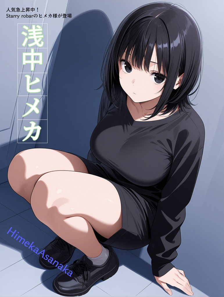 「浅中ヒメカ」 雑誌グラビア風CG 8枚