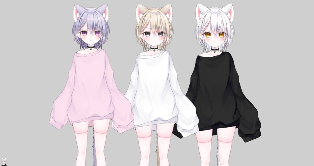 5点セット猫ちゃんのアイコン | icon shop simm