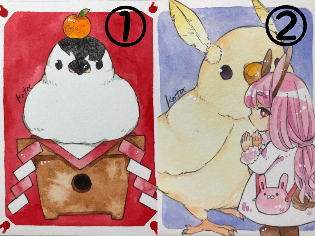 ATCドローイング原画②