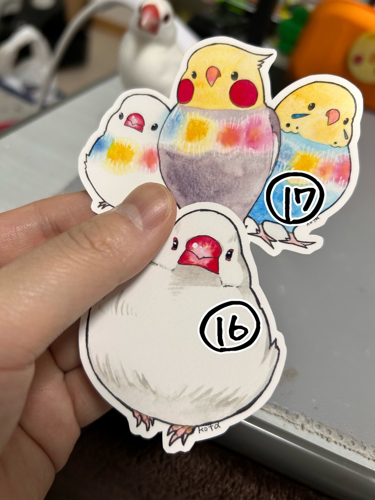 インコステッカー