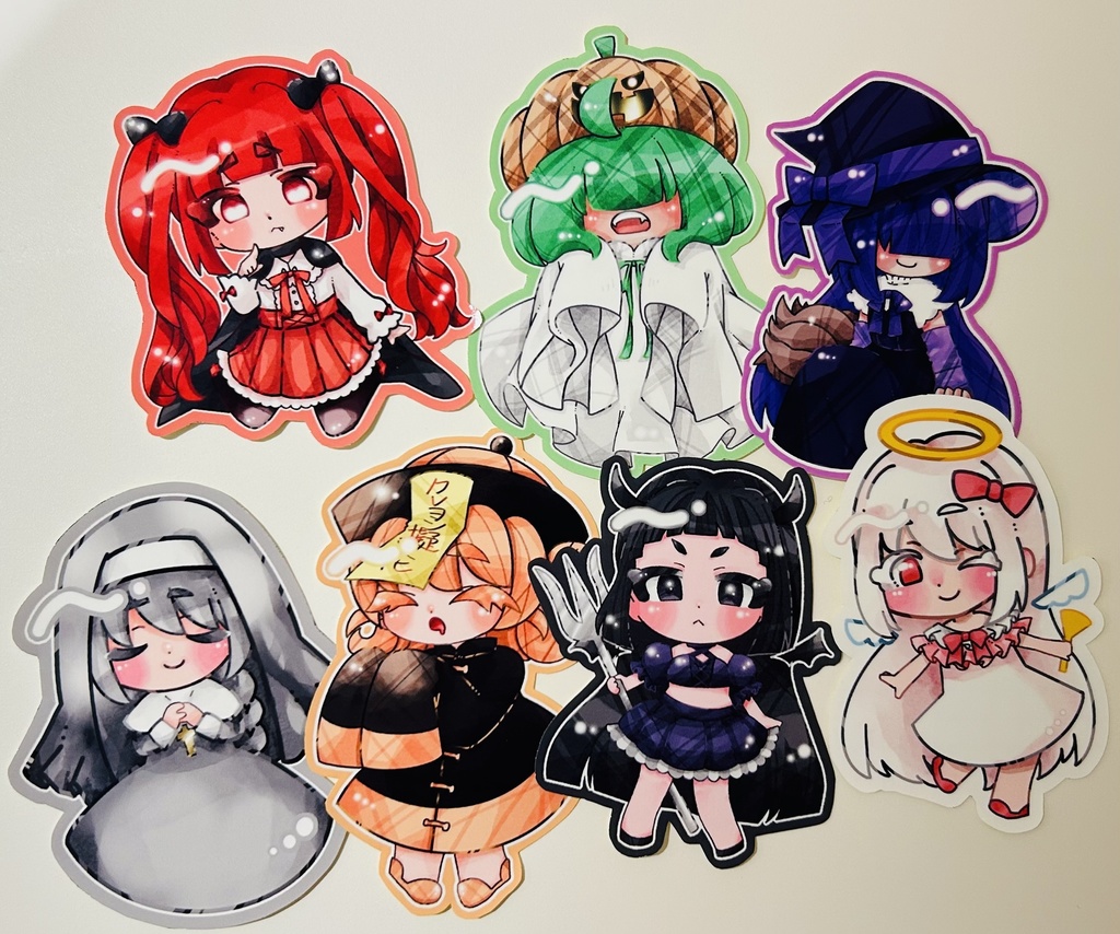 ハロウィンフレークシール