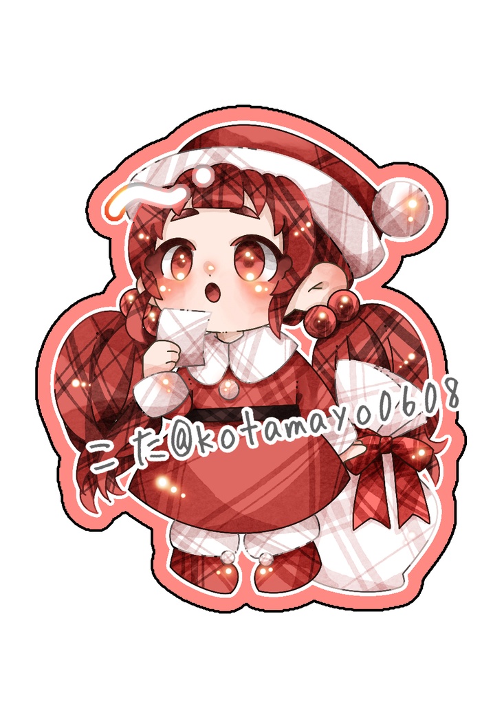 クリスマスフレークシール