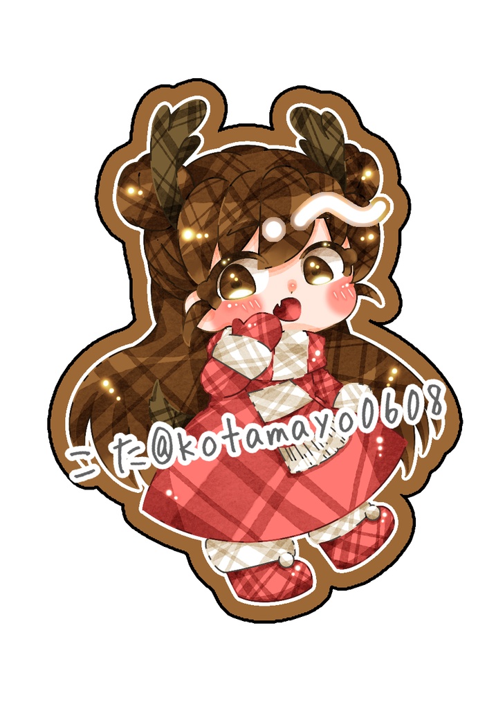 クリスマスフレークシール