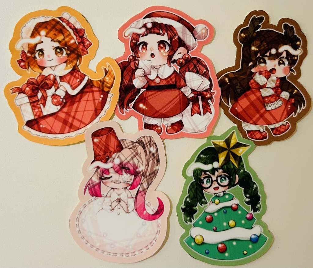 クリスマスフレークシール