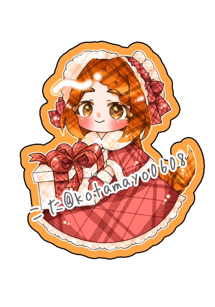 クリスマスフレークシール