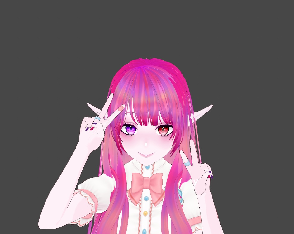 Vroid studio free makeup "pink explosion"