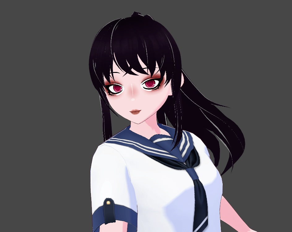 Vroid studio free makeup "yandere makeup"