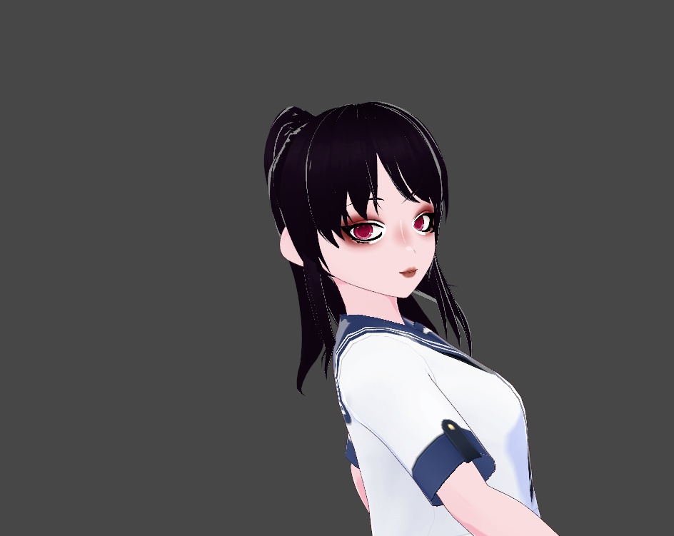 Vroid studio free makeup "yandere makeup"