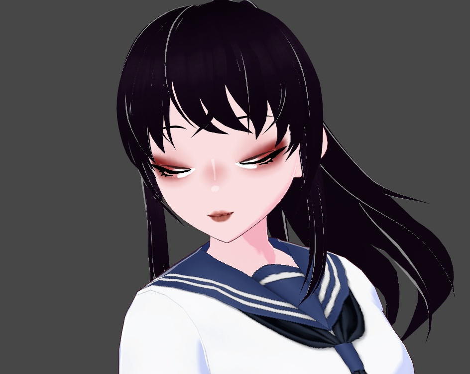 Vroid studio free makeup "yandere makeup"