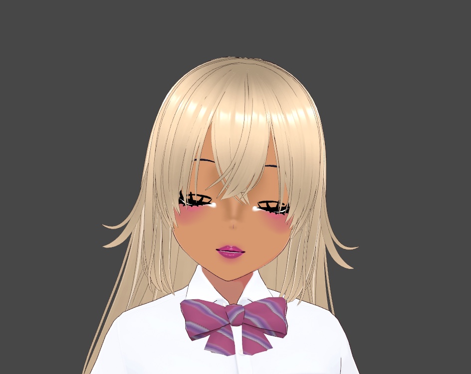 Vroid studio free makeup "gyaru"