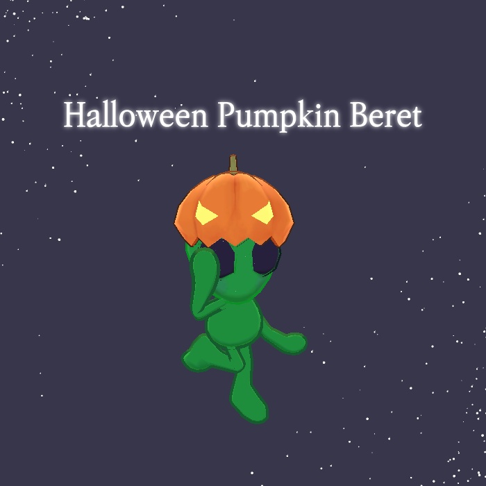 Halloween Pumpkin Beret
