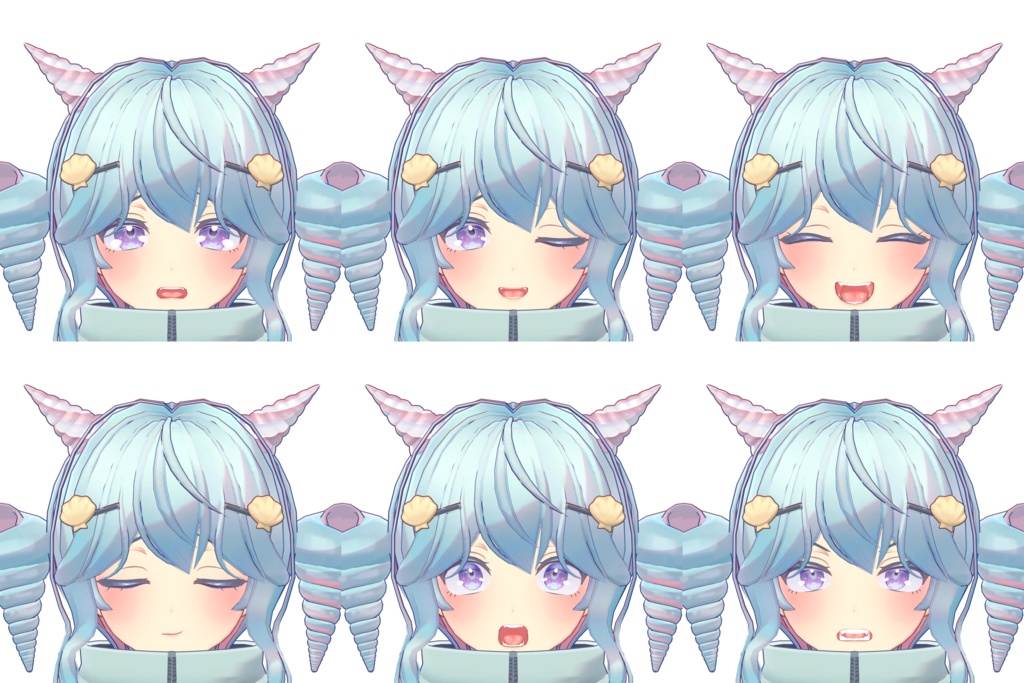 オリジナル3Dモデル「螺夢」